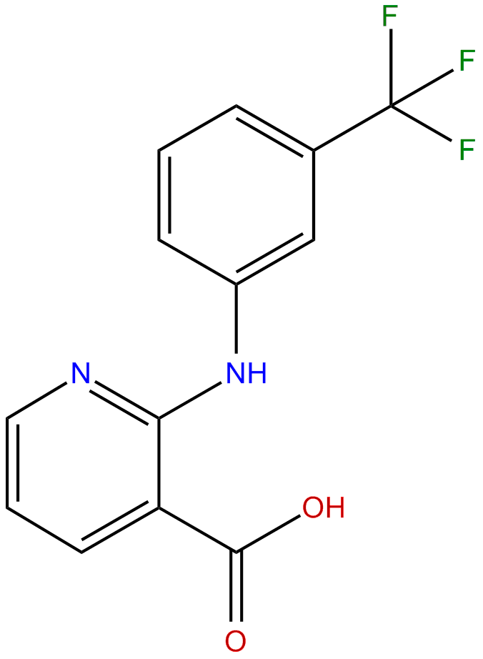 Image of 2-[[3-(trifluoromethyl)phenyl]amino]-3- pyridinecarboxylic acid