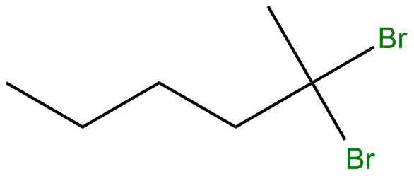 Image of 2,2-dibromohexane