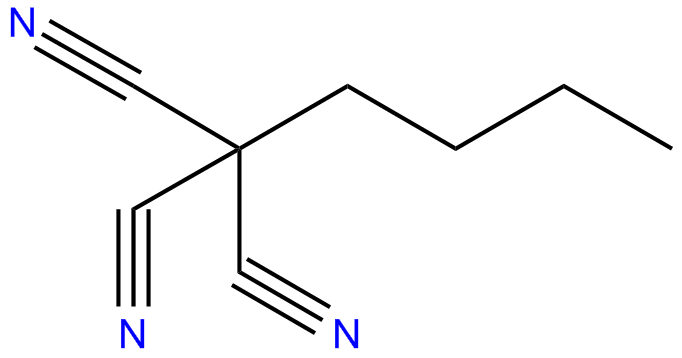 Image of 2,2-dicyanohexanenitrile