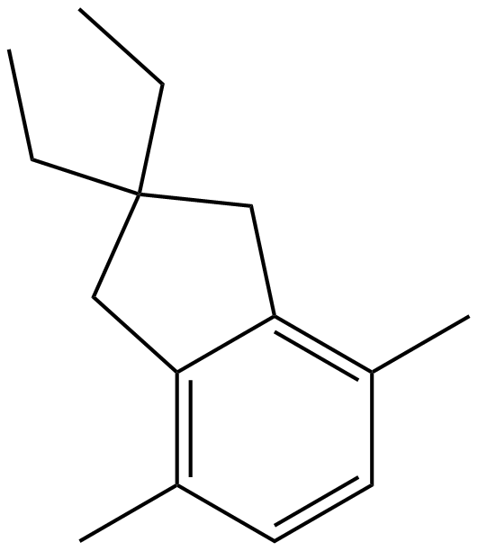 Image of 2,2-diethyl-2,3-dihydro-4,7-dimethyl-1H-indene
