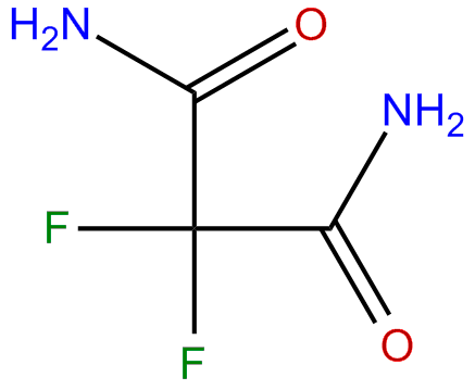 Image of 2,2-difluoro-1,3-propanedioic acid, diamide
