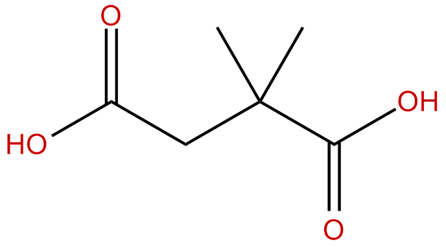 Image of 2,2-dimethyl-1,4-butanedioic acid