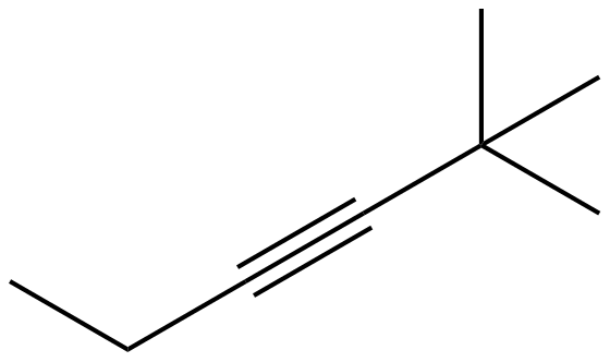 Image of 2,2-dimethyl-3-hexyne