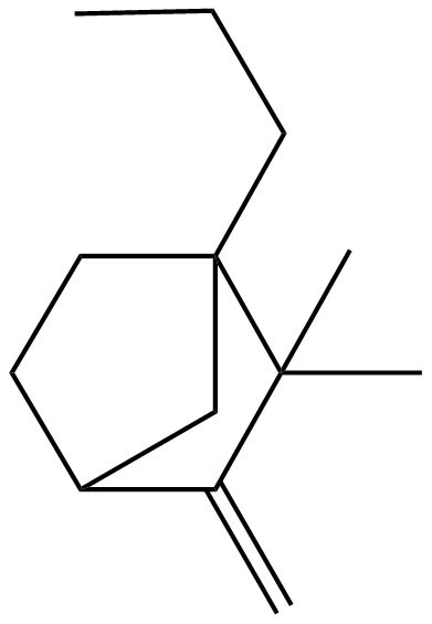 Image of 2,2-dimethyl-3-methylene-1-propylbicyclo[2.2.1]heptane
