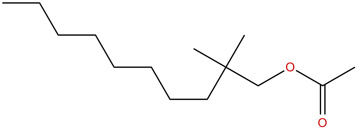 Image of 2,2-dimethyldecyl ethanoate