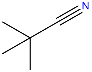 Image of 2,2-dimethylpropanenitrile