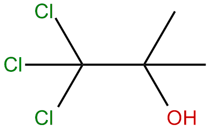 Image of 2,2,2-trichloro-1,1-dimethylethanol