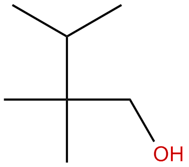 Image of 2,2,3-trimethyl-1-butanol