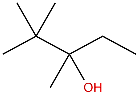Image of 2,2,3-trimethyl-3-pentanol
