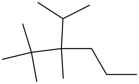 Image of 2,2,3-trimethyl-3-(1-methylethyl)hexane