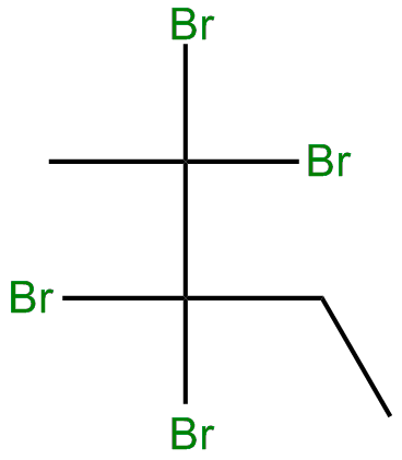 Image of 2,2,3,3-tetrabromopentane
