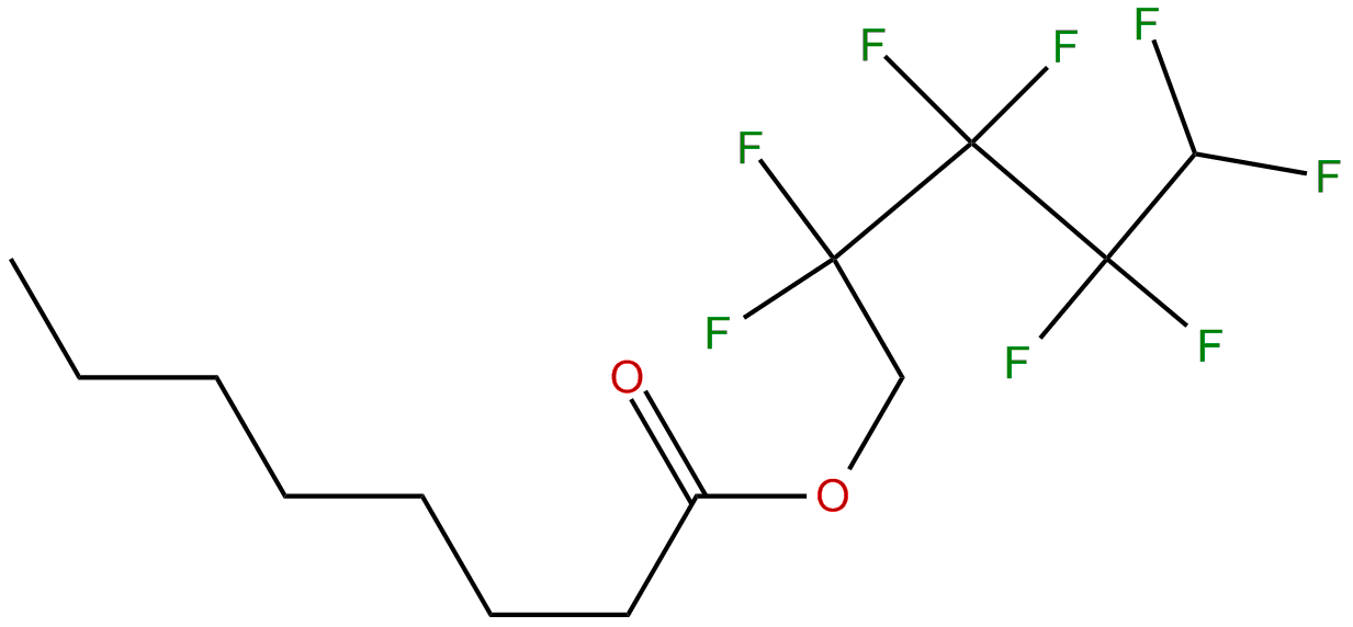 Image of 2,2,3,3,4,4,5,5-octafluoropentyl octanate