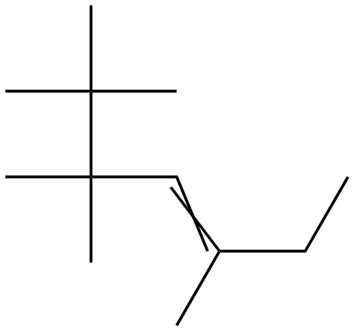 Image of 2,2,3,3,5-pentamethyl-4-heptene