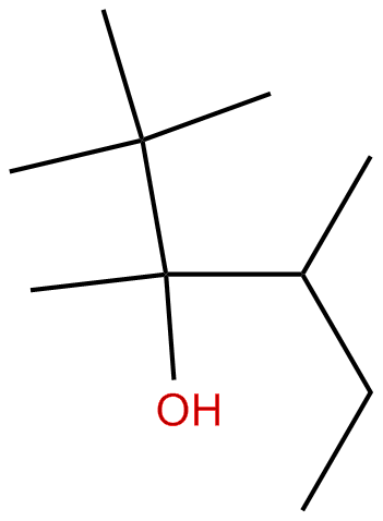Image of 2,2,3,4-tetramethyl-3-hexanol
