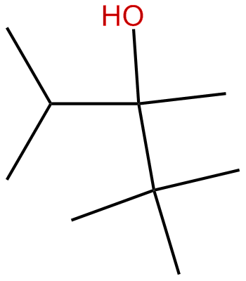 Image of 2,2,3,4-tetramethyl-3-pentanol