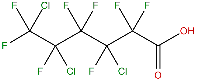Image of 2,2,3,4,4,5,6,6-octafluoro-3,5,6-trichlorohexanoic acid