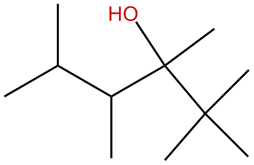 Image of 2,2,3,4,5-pentamethyl-3-hexanol