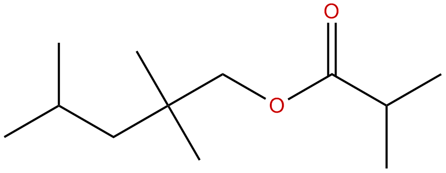 Image of 2,2,4-trimethylpentyl isobutyrate