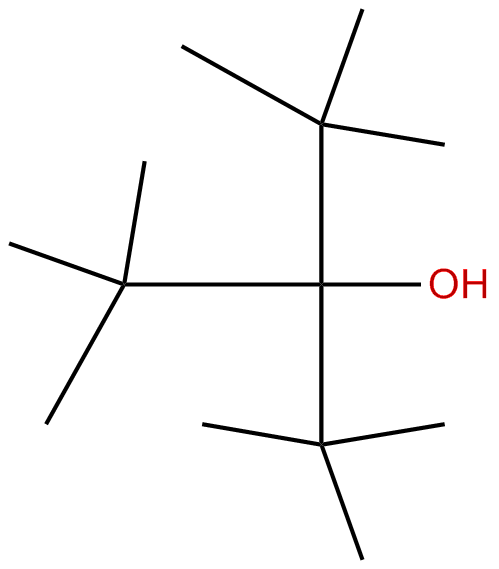 Image of 2,2,4,4-tetramethyl-3-(1,1-dimethylethyl)-3-pentanol