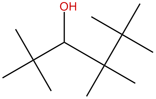 Image of 2,2,4,4,5,5-hexamethyl-3-hexanol