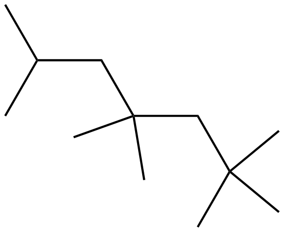 Image of 2,2,4,4,6-pentamethylheptane