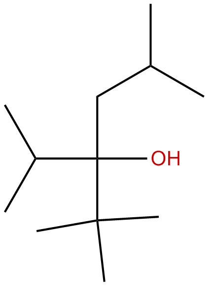 Image of 2,2,5-trimethyl-3-isopropyl-3-hexanol