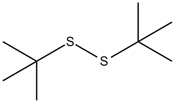 Image of 2,2,5,5-tetramethyl-3,4-dithiahexane