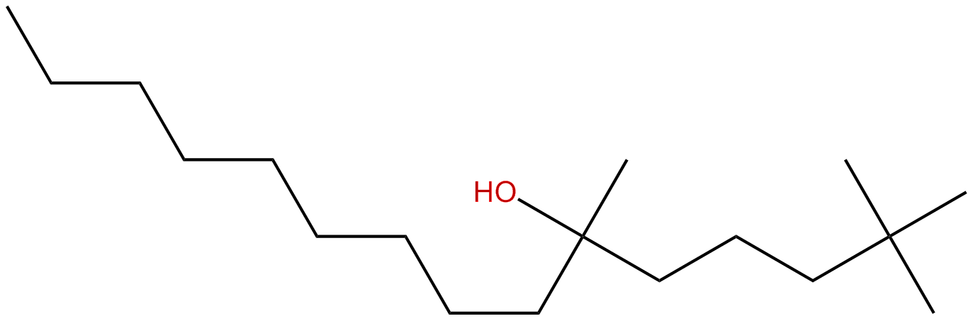 Image of 2,2,6-trimethyl-6-pentadecanol