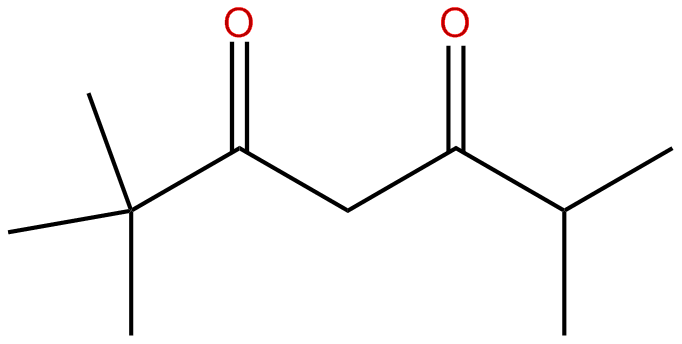 Image of 2,2,6-trimethylheptane-3,5-dione