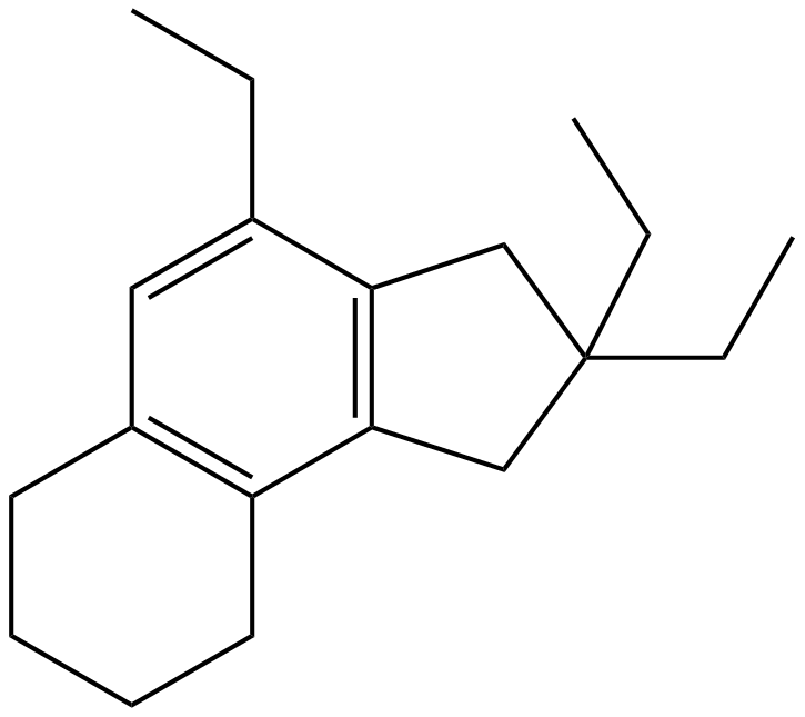 Image of 2,2,7-triethyl-4,5-cyclohexanoindane
