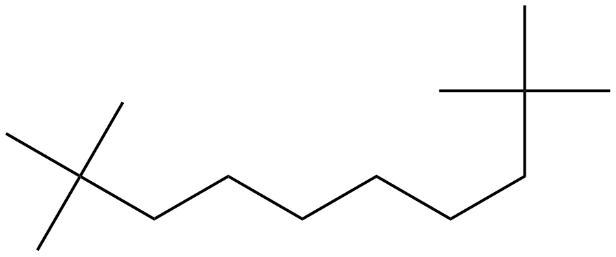 Image of 2,2,9,9-tetramethyldecane