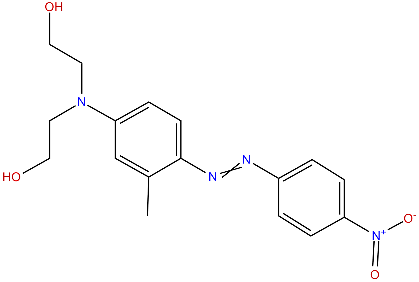 Image of 2,2'-[[3-methyl-4-[(4-nitrophenyl)azo]phenyl]imino]bisethanol