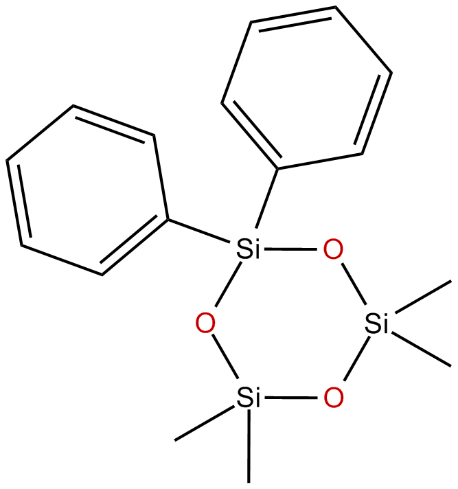 Image of 2,2',4,4'-tetramethyl-6,6'-diphenylcyclotrisiloxane