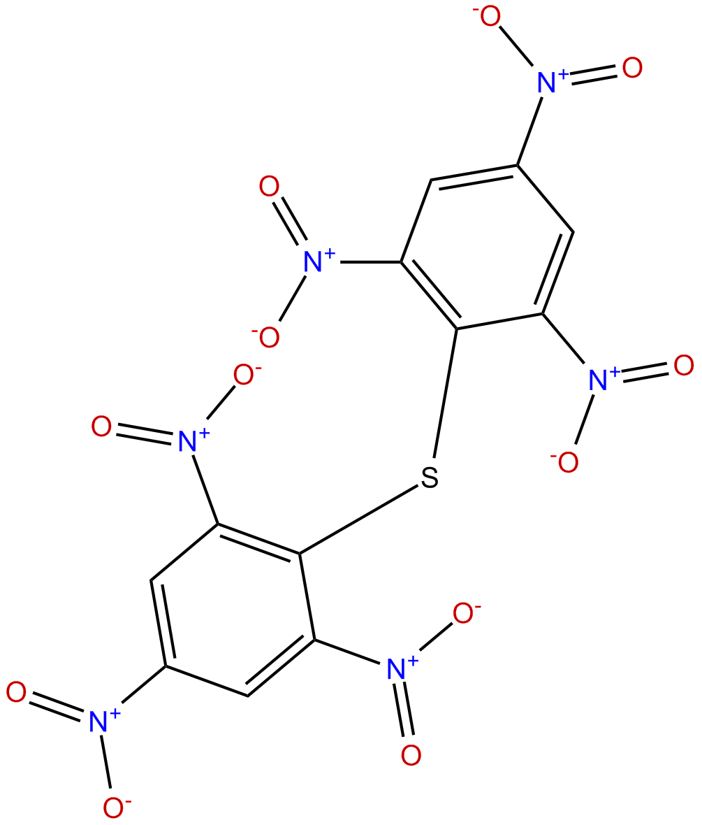 Image of 2,2',4,4',6,6'-hexanitrodiphenylsulfide