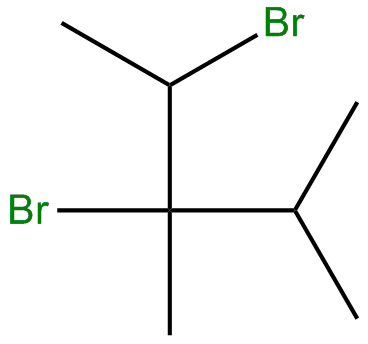 Image of 2,3-dibromo-3,4-dimethylpentane