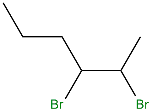 Image of 2,3-dibromohexane