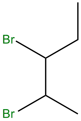 Image of 2,3-dibromopentane