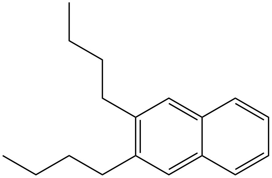 Image of 2,3-dibutylnaphthalene