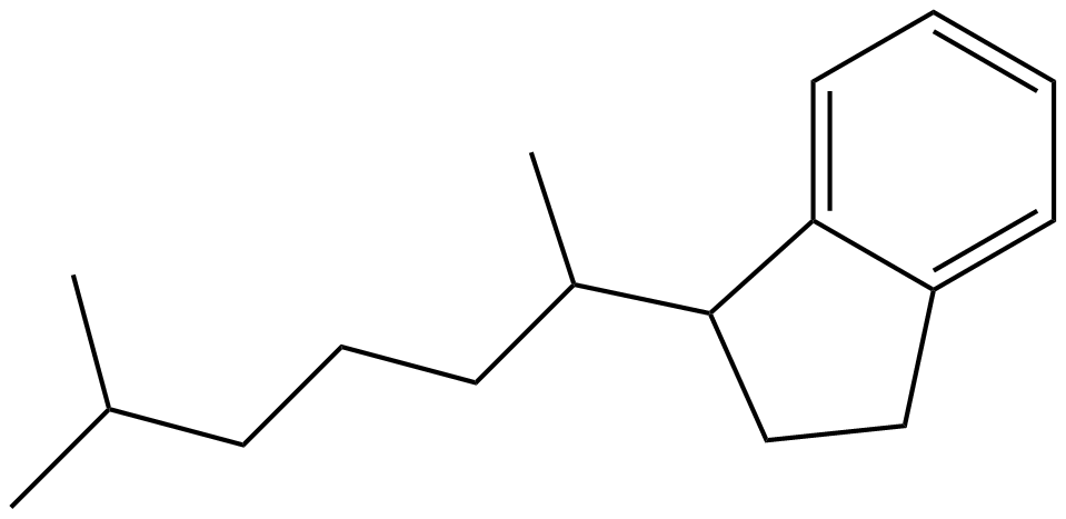 Image of 2,3-dihydro-1-(1,5-dimethylhexyl)-1H-indene
