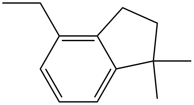 Image of 2,3-dihydro-1,1-dimethyl-4-ethyl-1H-indene