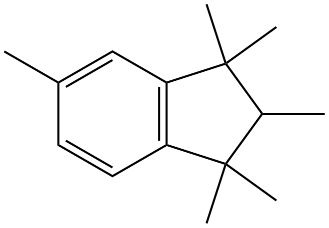 Image of 2,3-dihydro-1,1,2,3,3,5-hexamethyl-1H-indene