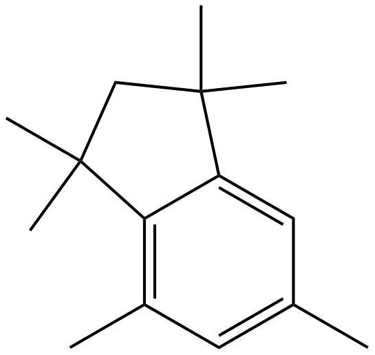 Image of 2,3-dihydro-1,1,3,3,4,6-hexamethyl-1H-indene