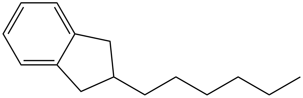 Image of 2,3-dihydro-2-hexyl-1H-indene