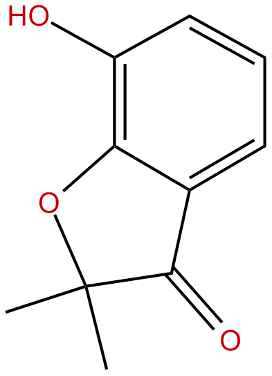 Image of 2,3-dihydro-2,2-dimethyl-7-benzofuranol-3-one