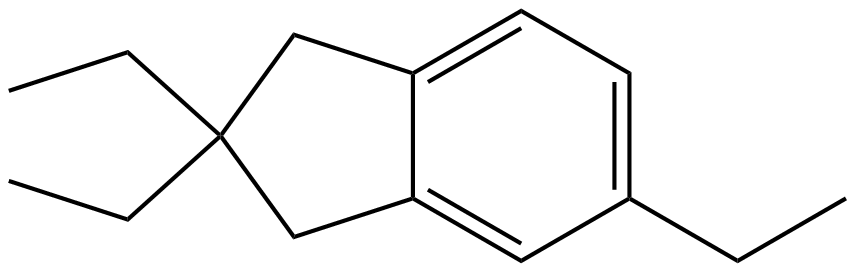 Image of 2,3-dihydro-2,2,5-triethyl-1H-indene