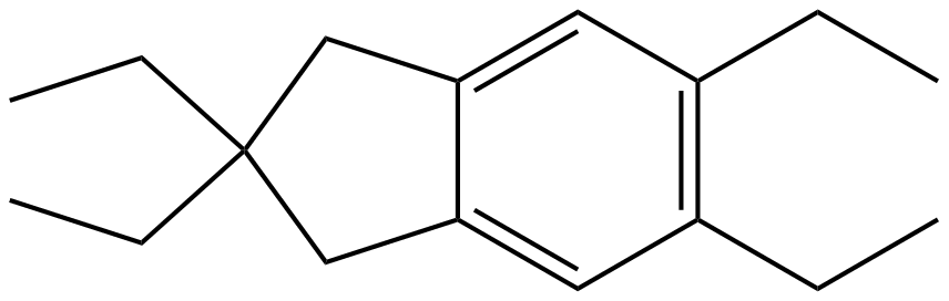 Image of 2,3-dihydro-2,2,5,6-tetraethyl-1H-indene