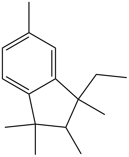 Image of 2,3-dihydro-3-ethyl-1,1,2,3,5-pentamethyl-1H-indene