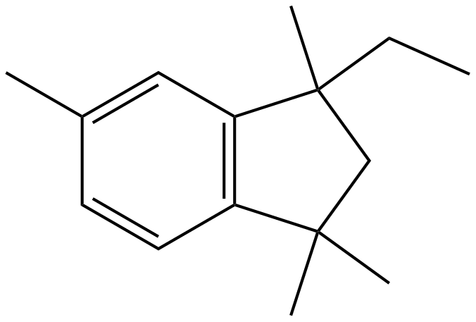 Image of 2,3-dihydro-3-ethyl-1,1,3,5-tetramethyl-1H-indene