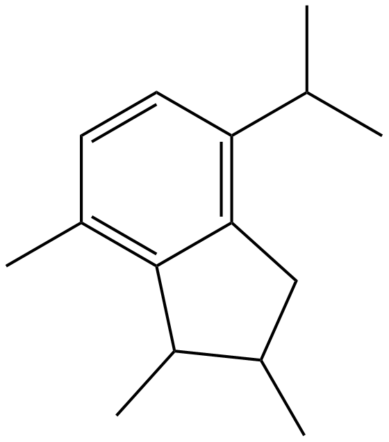 Image of 2,3-dihydro-4-(1-methylethyl)-1,2,7-trimethyl-1H-indene