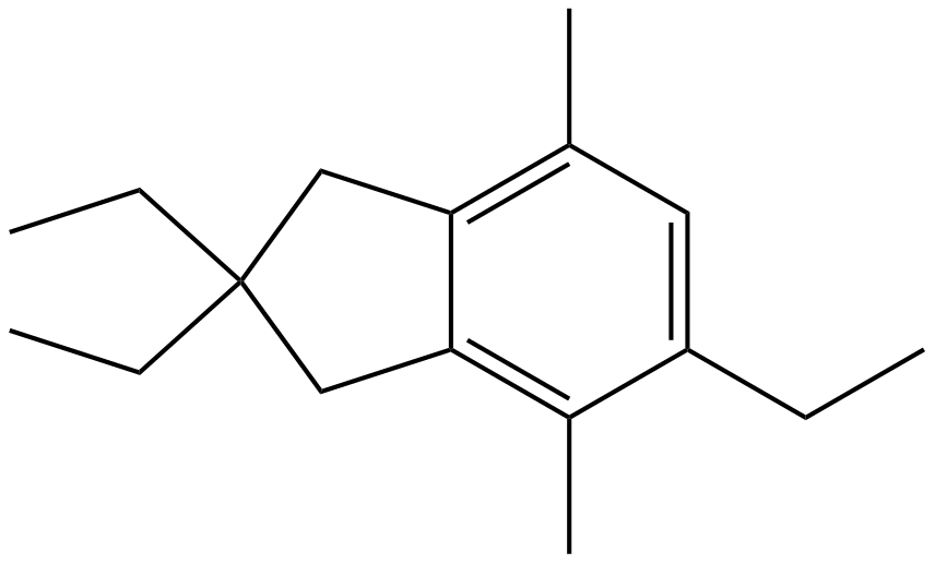 Image of 2,3-dihydro-4,7-dimethyl-2,2,5-triethyl-1H-indene